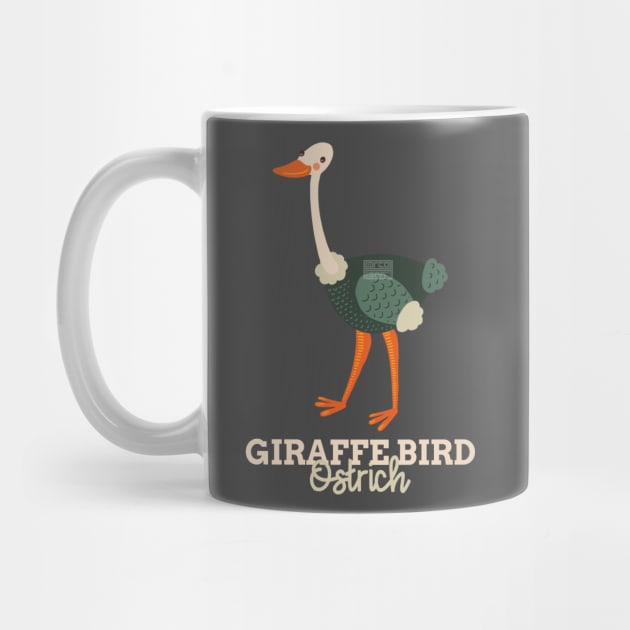 Funny Animal Name Meme Giraffe Bird OSTRICH by porcodiseno